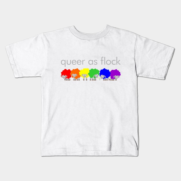 Queer as flock Kids T-Shirt by tuditees